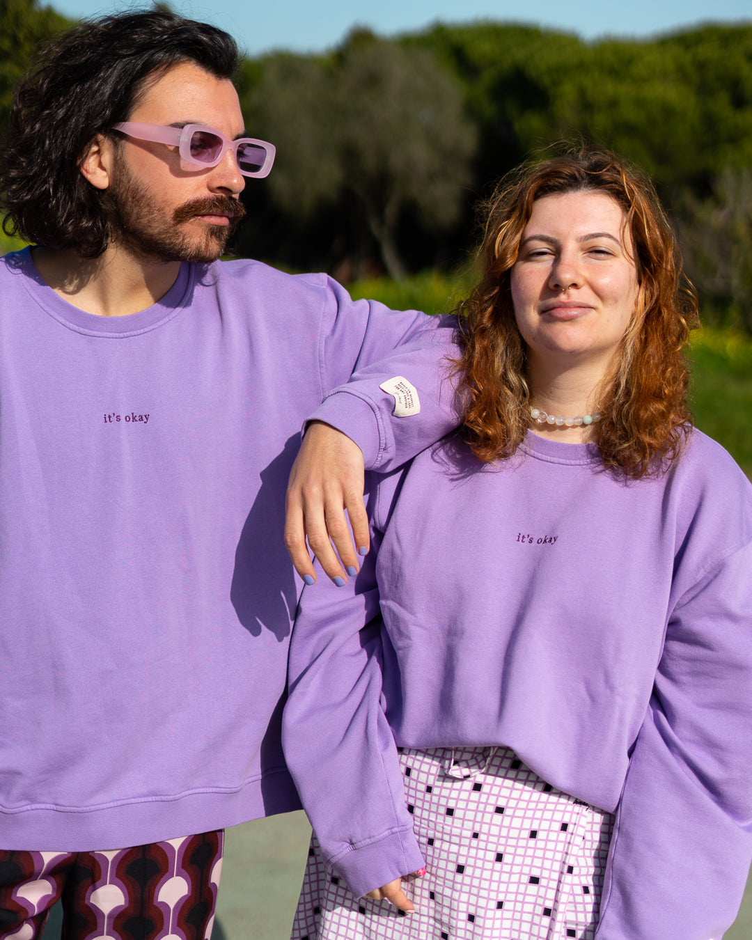 Iets frans purple discount sweatshirt